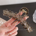 Load image into Gallery viewer, Jelly Color Flower Hair Claw Clip Women Resin N6C350