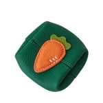 Load image into Gallery viewer, Top Grain Leather Carrot Coin Purse Mini Organizer N6G092