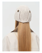 Load image into Gallery viewer, Wool Blend Aviator Knit Hat Women S5P687