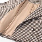 Load image into Gallery viewer, Houndstooth Double Breasted Jacket Women N5A783