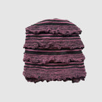 Load image into Gallery viewer, Wool Blend Stripe Knit Beanie Women Retro Lace Stitch S5P665