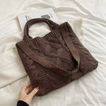Load image into Gallery viewer, Women's Woven Polyester Vintage Tote Bag N6J164