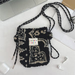 Load image into Gallery viewer, Rainbow Dots Plush Bag Women Cute Shoulder Crossbody S5P876