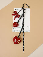 Load image into Gallery viewer, Handmade Creative Heart Bow Bag Charm Keychain S5P938