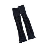 Load image into Gallery viewer, Metallic Vertical Stripe Knit Leg Warmers M5A059