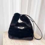 Load image into Gallery viewer, Faux Mink Fur Bucket Bag Women Sleeveless Vest Style S5P747