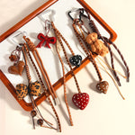 Load image into Gallery viewer, Handmade Creative Heart Bow Bag Charm Keychain S5P938