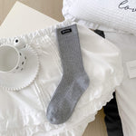Load image into Gallery viewer, Cotton Tab Detail Mid Calf Socks M5A043