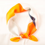 Load image into Gallery viewer, Silk Like Color-block 70x70 Scarf Multi Color Women M5A348