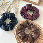 Load image into Gallery viewer, French Retro PU Leather Scrunchy Women S5P764