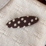 Load image into Gallery viewer, Womens Floral Teardrop Fabric Hair Clip N6K028