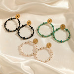 Load image into Gallery viewer, Bohemian Crystal Earrings Steel Multi Tone Earrings S5P087
