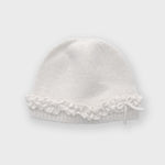 Load image into Gallery viewer, Pleated Blend Beanie Bow Accent M5A088