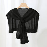 Load image into Gallery viewer, Knit Draping Shawl Lightweight M5A243