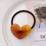 Load image into Gallery viewer, Candy Color Heart Hair Scrunchie High Elasticity N6C341