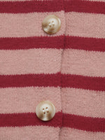 Load image into Gallery viewer, Casual Striped Round Neck Cardigan Sweater Women N6H298