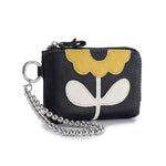 Load image into Gallery viewer, Women's Top-Grain Leather Floral Coin Purse N6J233