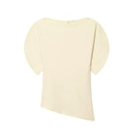 Load image into Gallery viewer, Designer Round Neck Puff Short Sleeve T-Shirt Women N6C267