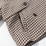 Load image into Gallery viewer, Houndstooth Double Breasted Jacket Women N5A783