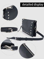 Load image into Gallery viewer, Rivet Mini Crossbody Phone Bag Women N6C030