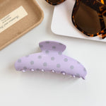 Load image into Gallery viewer, Polka Dot Large Claw Clip Retro Pastel Hair Claw N6F064