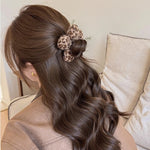 Load image into Gallery viewer, Leopard Bow Flower Hair Clip Women Vintage Elastic S5P822
