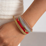 Load image into Gallery viewer, Womens Geometric Ribbon Magnetic Bracelet N6K144