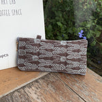 Load image into Gallery viewer, Embroidered Cotton Linen Glasses Case Pouch N6B127