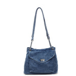 Load image into Gallery viewer, Denim Chain Tote Crossbody Bag Multi Carry S5P294