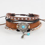 Load image into Gallery viewer, Leaf Tassel Multi-Layer Bracelet S5P620