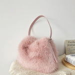 Load image into Gallery viewer, Faux Fox Fur Tote Bag Women Large Capacity Plush S5P731