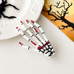 Load image into Gallery viewer, Skull Hand Bone Hair Clip Harajuku Punk Side Clip N6H198