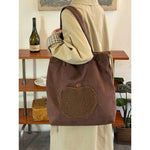 Load image into Gallery viewer, Large Capacity Retro Faux Fur Tote Bag Women S5P741