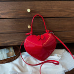 Load image into Gallery viewer, Shiny Heart PU Underarm Shoulder Bag Women Med M5A336