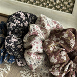 Load image into Gallery viewer, Floral Print Elastic Hair Scrunchie Women N6D001