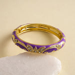 Load image into Gallery viewer, Womens Vintage Floral Open Cuff Alloy Bracelet N6K131