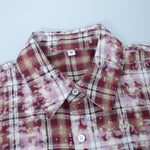 Load image into Gallery viewer, Plaid Long Sleeve Shirt Women Red N5A546