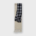 Load image into Gallery viewer, Plaid Sleeve Patchwork Wool Blend Scarf M5A107