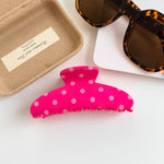 Load image into Gallery viewer, Polka Dot Large Claw Clip Retro Pastel Hair Claw N6F064