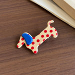 Load image into Gallery viewer, Dog Print Duckbill Hair Clip Women N6C374