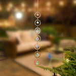 Load image into Gallery viewer, Natural Crystal Dream Catcher Wind Chime Hanging Decor N6F296