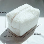 Load image into Gallery viewer, Plush Cosmetic Bag Large Cap Portable Travel S5P971