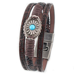Load image into Gallery viewer, Multi Layer Braided Leather Bracelet S5P608