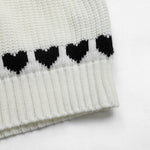 Load image into Gallery viewer, Heart Sweet Pullover Women Red White Casual N5A812