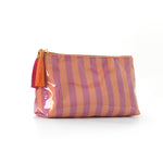 Load image into Gallery viewer, Unisex Striped PVC Tassel Cosmetic Bag N6J251