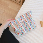 Load image into Gallery viewer, Color Woven Retro Cosmetic Bag Makeup Pouch N6B115