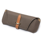 Load image into Gallery viewer, Genuine Leather Portable Sunglasses Case Men Women N6B190