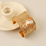 Load image into Gallery viewer, Minimalist Graffiti Retro Open Cuff Bangle Women N6F273