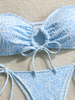 Load image into Gallery viewer, Sexy Tie Side Solid Towel Bikini Multi Color Women N5A979