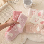 Load image into Gallery viewer, Mink Velvet Thick Mid Calf Fluffy Socks Women M5A342